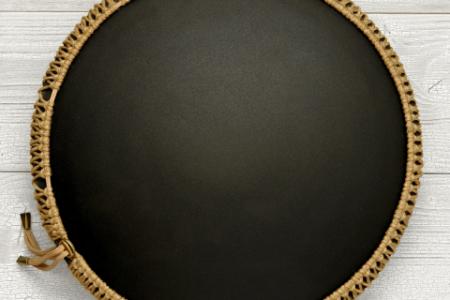 Freezbee drum, Dreamcatcher, black finishing photo 3